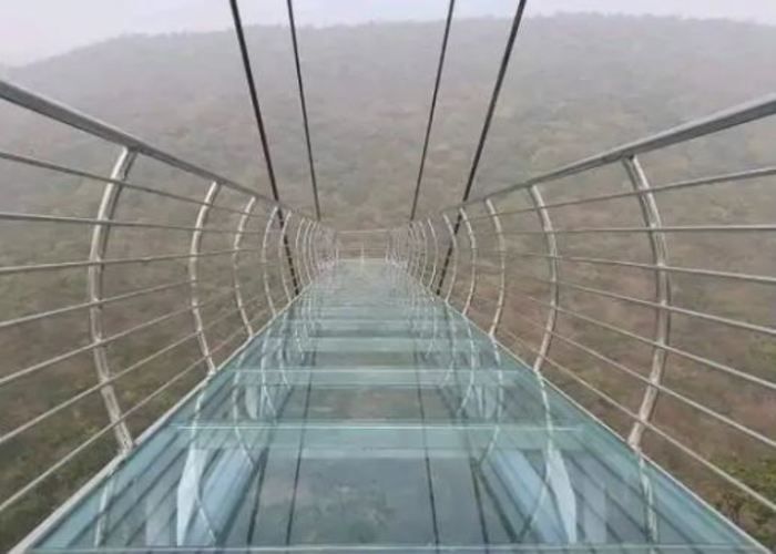 Bihar Glass Bridge ब ह र क न ल द म पहल ग ल स ब र ज बनकर त य र इतन ह श नद र द ख Video Bihar Glass Bridge Video Photos Of Rajgir Bridge Named Glass Bridge Of Nalanda