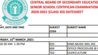 CBSE Class 12 Date Sheet 2021 Released? This Is What PIB Has To Say, Details Here