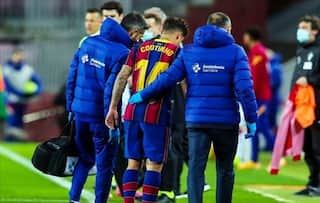 Barcelona's Philippe Coutinho Out For 8-10 Weeks With Knee Injury