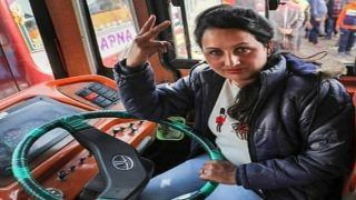 Breaking The Taboo: Pooja Devi, Mother of 3 Becomes Jammu And Kashmir's First Woman Bus Driver
