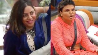 Arshi Khan-Rakhi Sawant Make Fun of Each Other’s Eyebrows, Describe Them as ‘Nevela-Chamgadar’ – Watch Funny Video