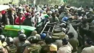 Farmers Drive Tractor Over Barricade In Uttarakhand; BJP Leaders Gheraoed in Punjab