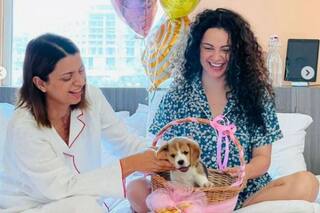 Kangana Ranaut Has the Cutest Birthday Gift For Her Sister Rangoli, It's a Pup