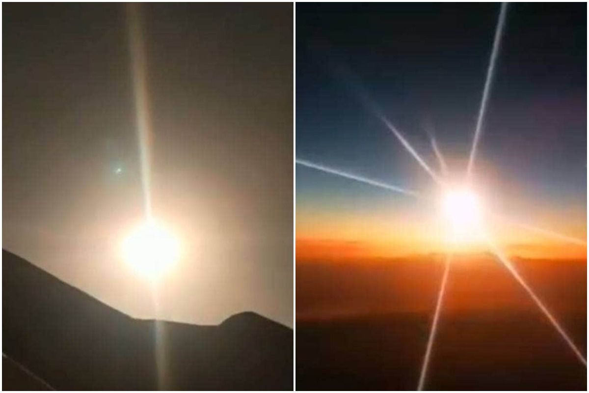 Giant Meteor Fireball Falls From The Sky Crashes Into Ground In China 