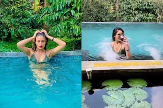 Surbhi Chandna Turns Up The Heat in Bikini As She Becomes Water Baby During Vacay