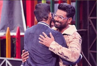 Newlyweds Punit Pathak And Nidhi Moony Singh Visit Choreographer Remo D'Souza at Hospital