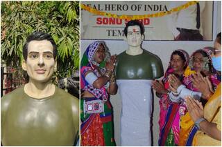 'He is a God For Us': Telangana Villagers Build Temple For Sonu Sood, Perform Aarti | Watch