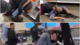 Two Women Fight Over PlayStation 5 at Walmart Store, One Gets Knocked Out on The Floor | Watch