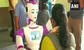 Kerala Local Body Polls 2020: Robot Greets & Assists Voters, Gives Them Sanitisers at Polling Booth