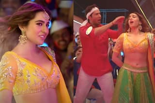 Sara Ali Khan Does Naagin Dance, Sizzles in Yellow Lehenga in 'Teri Bhabhi' Song From Coolie No. 1