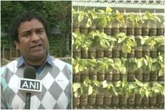 Go Green! IRS Officer Uses Waste Plastic Bottles to Create Vertical Gardens in Ludhiana
