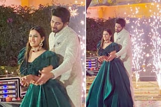 Niharika Konidela For her Sangeet Ceremony Stuns In An Emerald Cut-Out Gown By Shantanu & Nikhil, See PICS