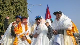 Nepali Climbers Reach Kathmandu After Scaling K2 For 1st Time, Receive a Hero's Welcome