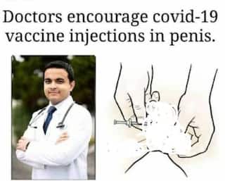 Have Doctors Adviced COVID-19 Vaccine Injections in Penis For Men? Here's The Truth