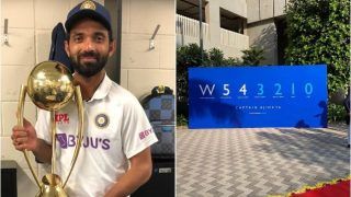 WATCH VIDEO - Ajinkya Rahane Gets Hero's Welcome Upon Arrival From Australia After Winning Border-Gavaskar Trophy, Greeted by Wife And Daughter