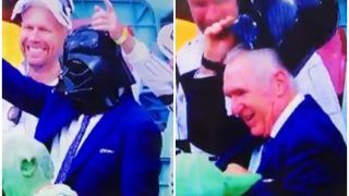 Ind vs Aus 4th Test: Allan Border as Star Wars Character Darth Vader Steals The Show at Gabba, Brisbane | WATCH VIDEO