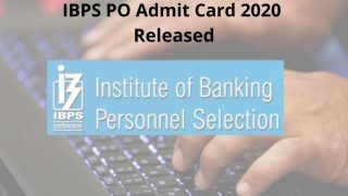 IBPS PO Admit Card 2020 Released: IBPS ने जारी किया PO मेन का एडमिट कार्ड, ये है डाउनलोड करने का Direct Link