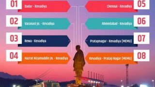 Connecting India: PM Modi Flags Off 8 Trains to Statue of Unity | Check Full List, Routes And Timings Here