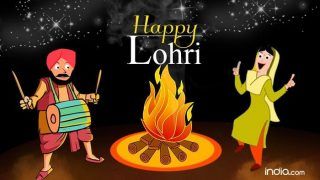 Happy Lohri 2022: Greetings, Messages, SMS, Cards, WhatsApp Status, GIFs in English, Punjabi, Hindi to Send on Harvest Festival