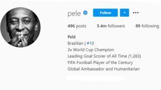Pele Updates His Instagram Bio to 'Leading Goal Scorer of All Time' After Cristiano Ronaldo Broke His Record
