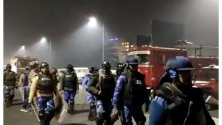 Massive Police Deployment At Ghazipur Border As Farmers Refuse To Vacate Protest Site | Roundup