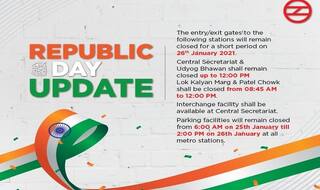 Delhi Metro Services on R-Day: Full List of Stations That Will Remain Closed, Partially Shut on Jan 26