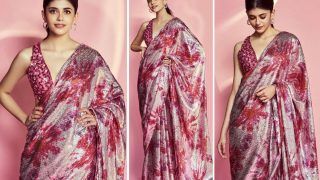 Dil Bechara Actor Sanjana Sanghi in Rs 88,600 Saree Shows How to Wear Bling the Right Way