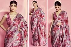 Dil Bechara Actor Sanjana Sanghi in Rs 88,600 Saree Shows How to Wear Bling the Right Way