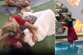 Bigg Boss 14 Promo: Rakhi Sawant, Arshi Khan Get Into Catfight, Rubina Dilaik Falls in The Pool Twice