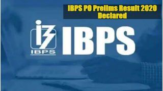 IBPS PO Prelims Result 2020 Declared: IBPS ने जारी किया PO Prelims 2020 का रिजल्ट, ये है चेक करने का Direct Link
