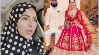 Heartbroken Sana Khan Hits Out at Trollers For Making Negative Videos on Her Post Marriage With Anas Saiyad