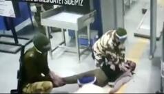 Man Collapses at Delhi Metro Station, CISF Jawan Saves His Life by Giving CPR | Watch Viral Video