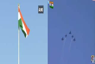Republic Day 2021: शान से लहराया 72वें गणतंत्र का तिरंगा, सैन्य ताकत के साथ दिखी राफेल की हुंकार