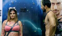 Bigg Boss 14: राखी के पूरे शरीर पर 'I Love You Abhinav' लिखकर घूमने से भड़के एक्टर, बोले- पागल लग रही हो