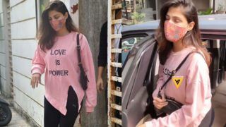 Rhea Chakraborty Gets Annoyed, Asks Paparazzi to 'Not Follow' Her as She Gets Clicked With Brother Showik Chakraborty