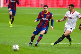 Messi, Dembele Score as Barcelona Blank Sevilla 2-0 to Edge Past Madrid