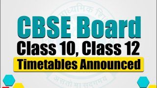 CBSE Class 10, Class 12 Datesheet 2021 Announced: Here’s How to Check on Phone