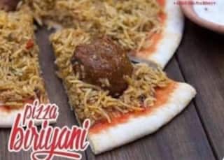 Pizza Biryani: पेश है पिज्जा बिरयानी, देख 100 फीसदी उल्टी कर देंगे आप...