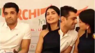 Eijaz Khan ने सरेआम की Pavitra Punia को KISS करने की कोशिश, कैमरे के सामने चढ़ा रोमांस...देखें Viral Video