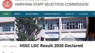 HSSC LDC Result 2020 Declared: हरियाणा SSC ने जारी किया क्लर्क का रिजल्ट, ये रहा चेक करने का Direct Link