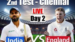 Live India Vs England Live Cricket Score, 2nd Test Day 2 Chennai ...