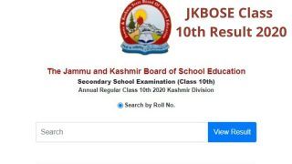Declared! JKBOSE Class 10th Result 2020: JKBOSE ने जारी किया कक्षा 10वीं का रिजल्ट, ये है चेक करने का Direct Link