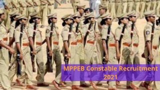 MPPEB Constable Recruitment 2021: मध्य प्रदेश पुलिस कांस्टेबल के 4000 पदों पर अप्लाई करने की कल है अंतिम डेट, इस Direct Link से जल्द करें आवेदन 