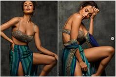 Malaika Arora Stuns in a Tiny Blouse-Skirt Set for Arpita Mehta, Fans Call Her 'Burning Hot'