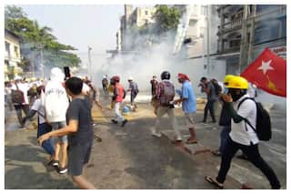 Multiple Fatalities Reported As Police Crackdown on Protesters in Myanmar Turns Deadly