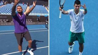 Australian Open 2021: Nick Kyrgios MOCKS Tennis World No 1 Novak Djokovic's Victory Celebration | WATCH VIDEO