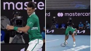 Tennis | Novak Djokovic Loses Cool During Australian Open Q/F Clash Against Alexander Zverev, Smashes Racquet in Anger | WATCH VIDEO