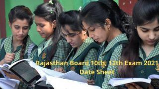 Rajasthan Board 10th, 12th Exam 2021 Date Sheet Out: राजस्थान बोर्ड 10वीं, 12वीं परीक्षा की डेटशीट जारी, डाउनलोड करें कंप्लीट PDF एग्जाम Date Sheet