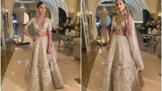 Tara Sutaria in Rs 3,10,000 Ivory Lehenga is Epitome of Elegance And Grace