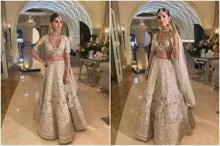 Tara Sutaria in Rs 3,10,000 Ivory Lehenga is Epitome of Elegance And Grace